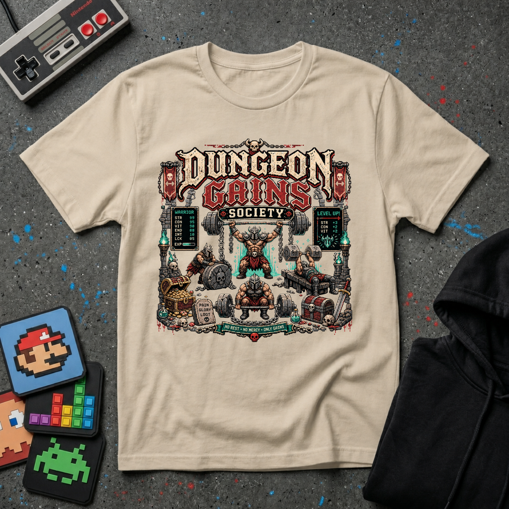 Dungeon Gains Society T-Shirt