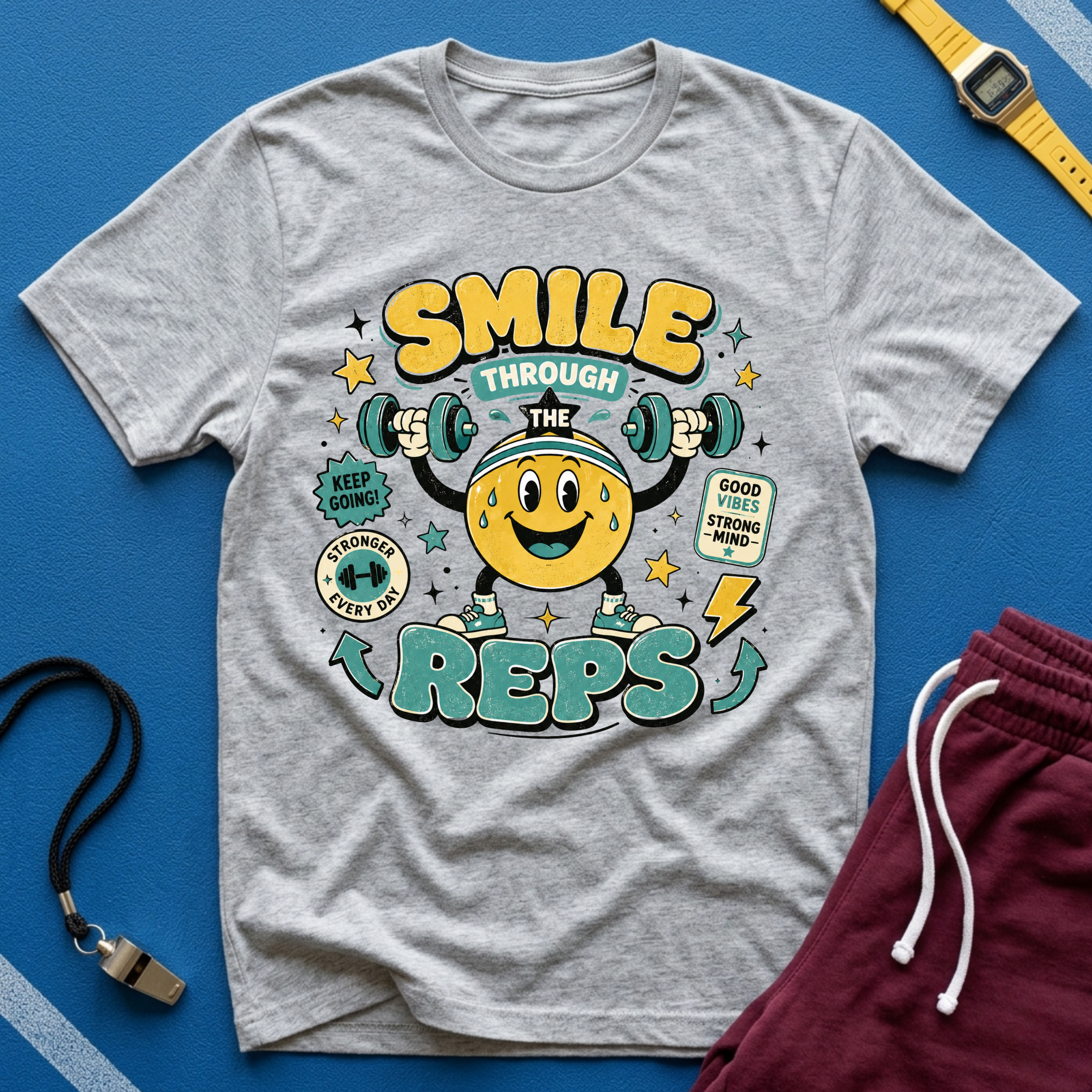 Smile Through the Reps T-Shirt