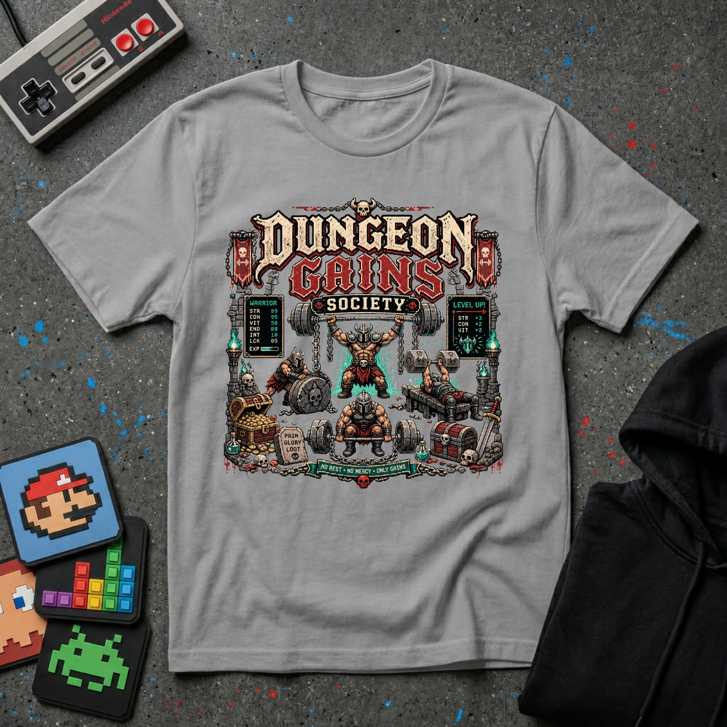 Dungeon Gains Society T-Shirt