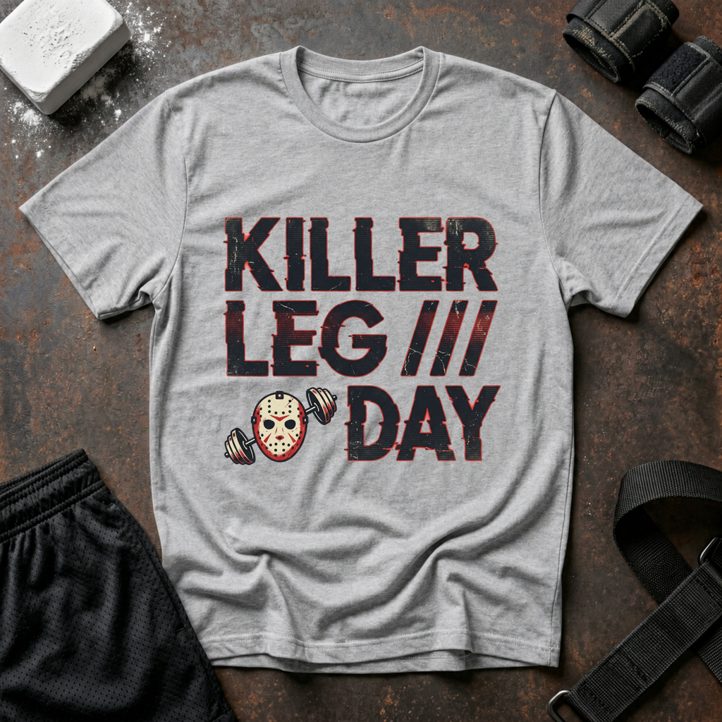 Killer Leg Day T-Shirt - Funny Gym Workout Fitness Tee