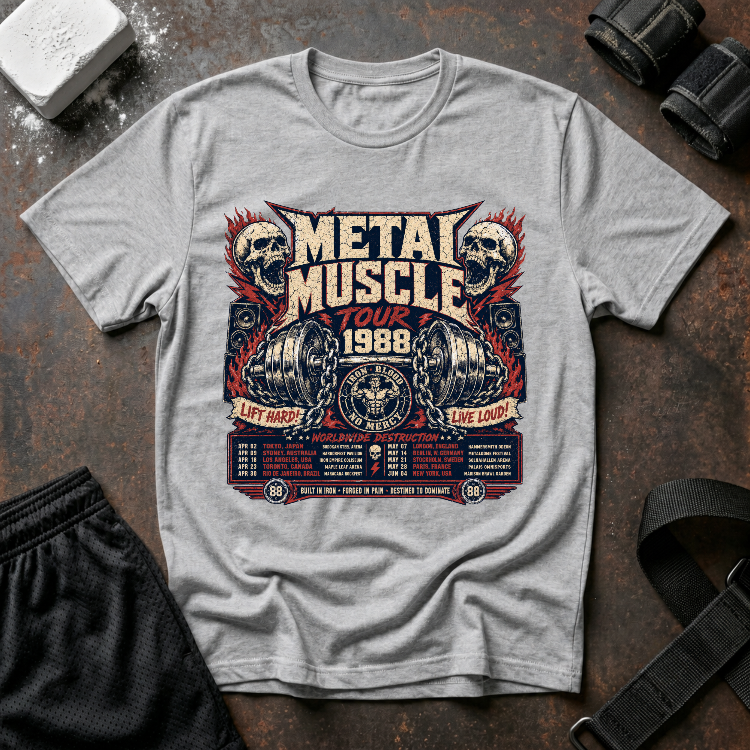 Metal Muscle Tour 1988 T-Shirt