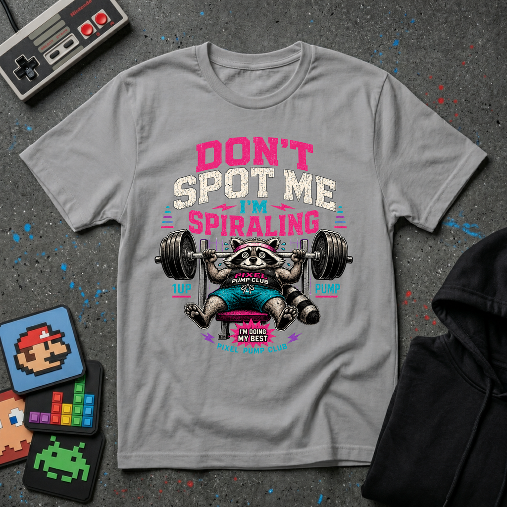 Don't Spot Me I'm Spiraling Weightlifting T-Shirt