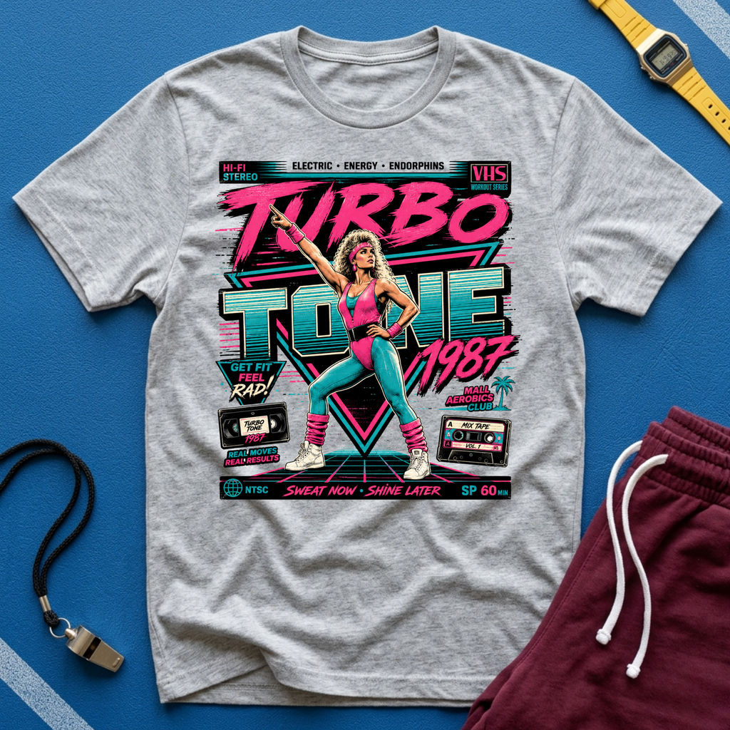 Turbo Toxie 1987 Retro Workout T-Shirt