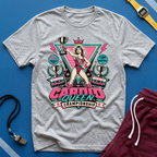 Cardio Queen T-Shirt - Women’s Fitness Champion Graphic Tee