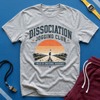 Dissociation Jogging Club T-Shirt - "Miles of Emotional Avoidance"