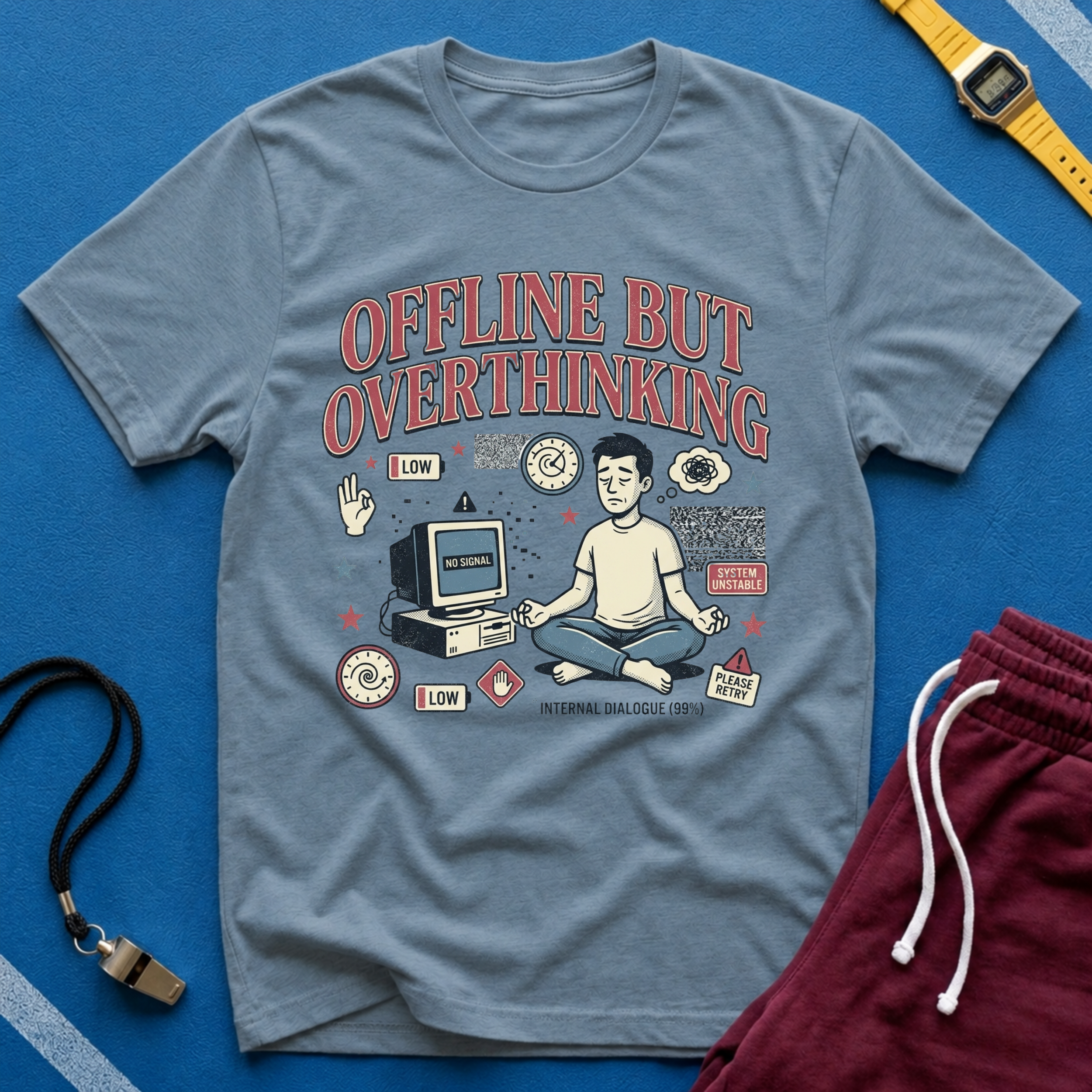 Offline But Overthinking T-Shirt