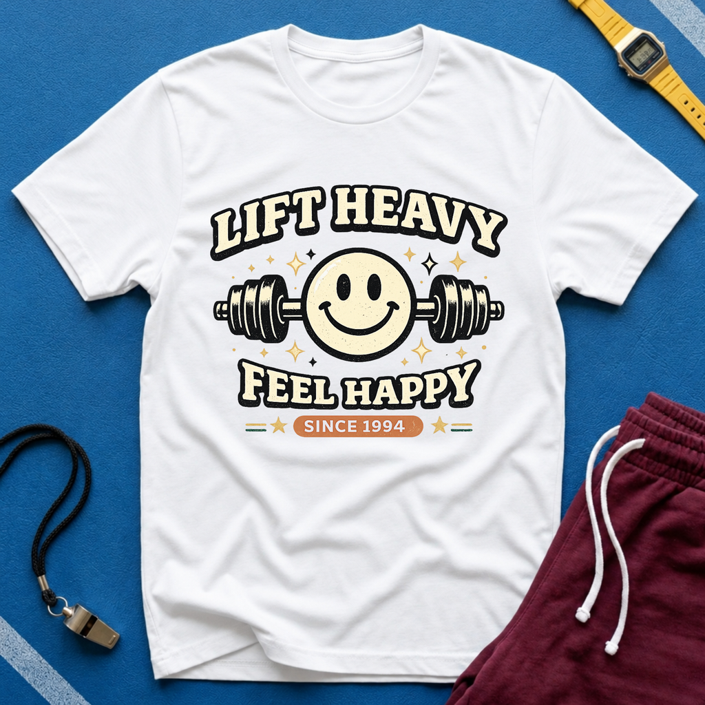 Lift Heavy Feel Happy T-Shirt