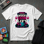 Insert Coin to Lift Retro Gaming Weightlifting T-Shirt