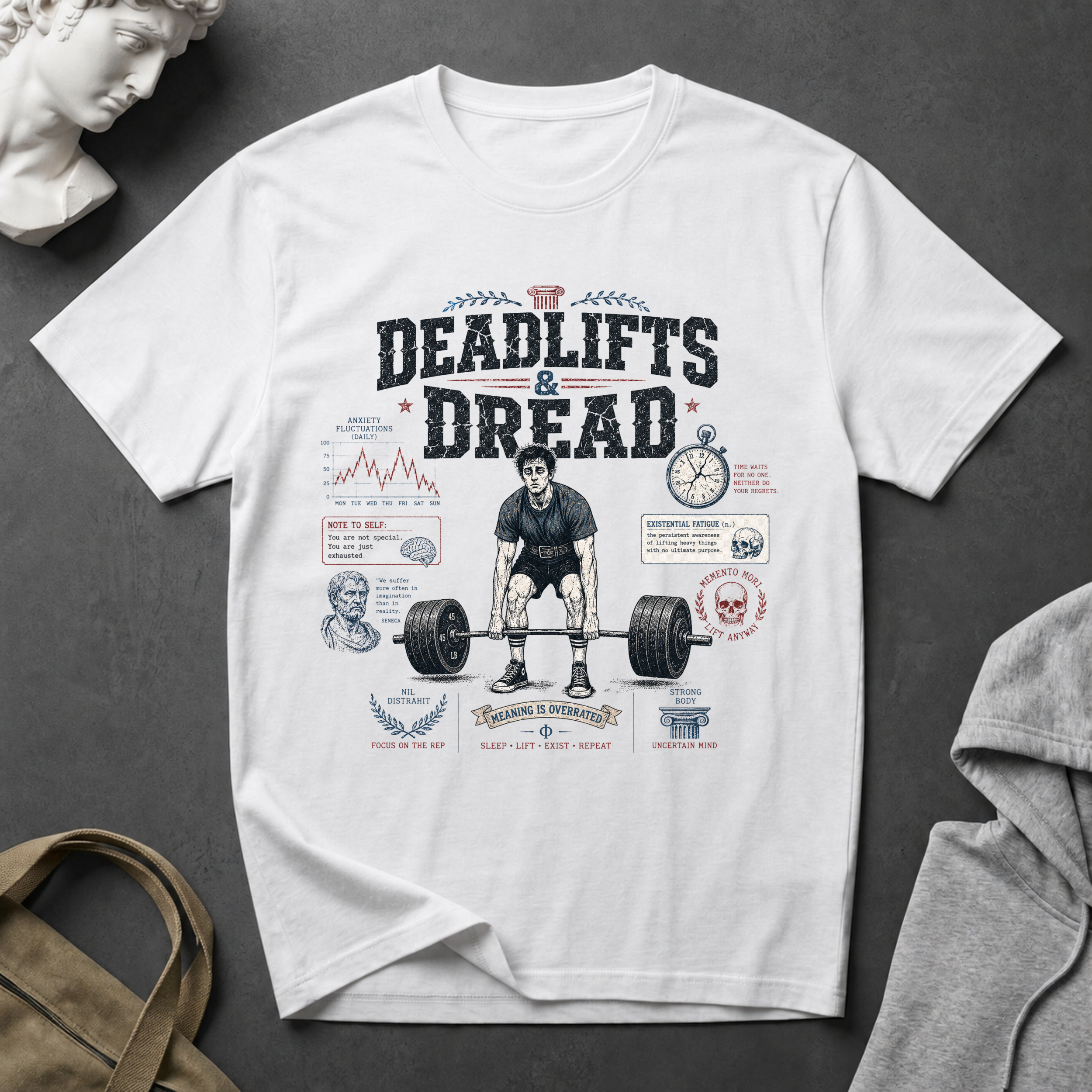 Deadlifts & Dread Weightlifting T-Shirt