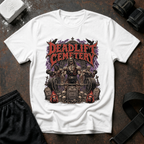 Deadlift Cemetery T-Shirt - Heavy Metal Gym Motivation Tee