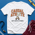 'Casual Athlete' Coffee & Anti-Hustle Fitness Graphic Tee