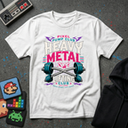 Heavy Metal Lifting Club T-Shirt - Pixel Pump Club Gym Tee