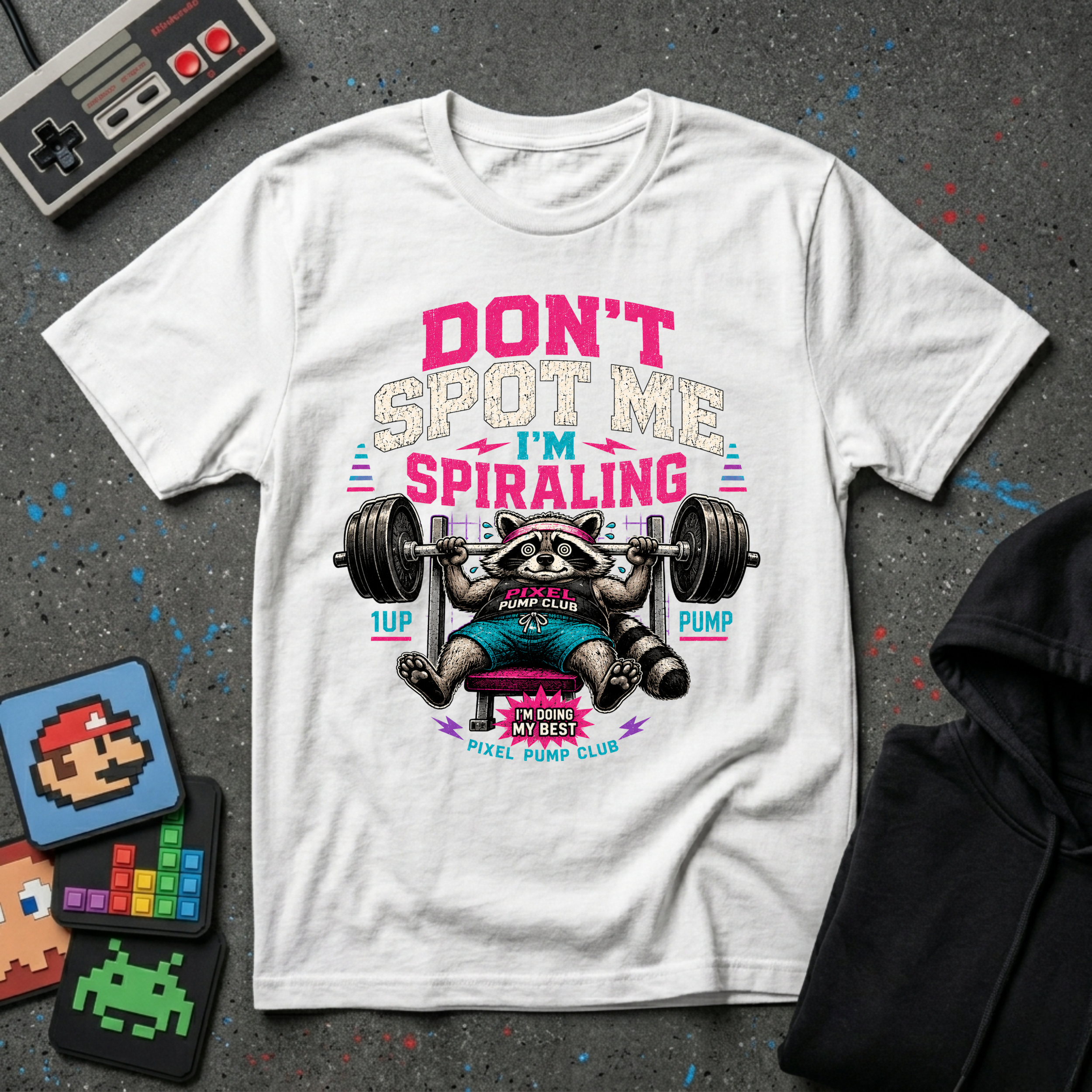 Don't Spot Me I'm Spiraling Weightlifting T-Shirt