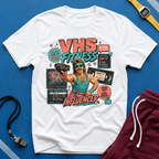 VHS Fitness Retro T-Shirt - "Influencer" 80s Workout Vintage Tee
