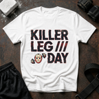 Killer Leg Day T-Shirt - Funny Gym Workout Fitness Tee