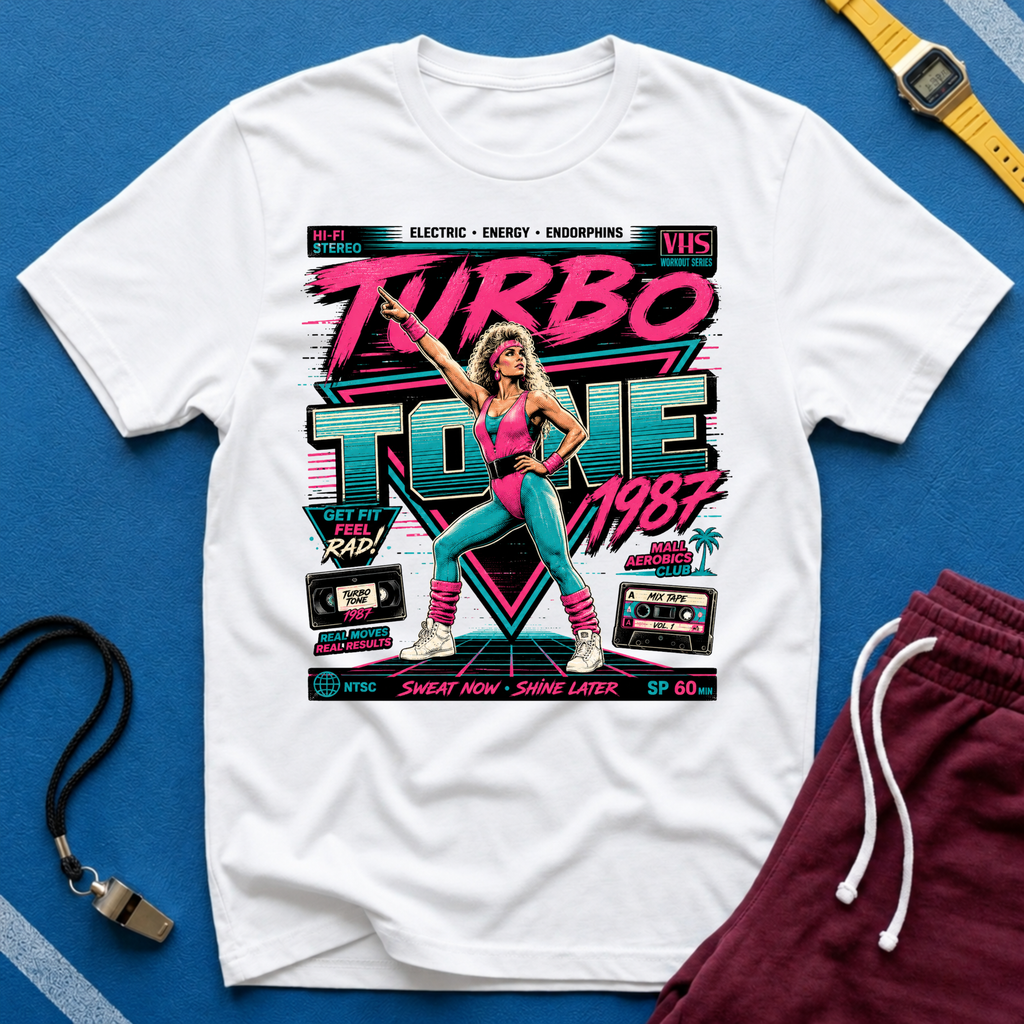 Turbo Toxie 1987 Retro Workout T-Shirt