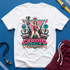 Cardio Queen T-Shirt - Women’s Fitness Champion Graphic Tee