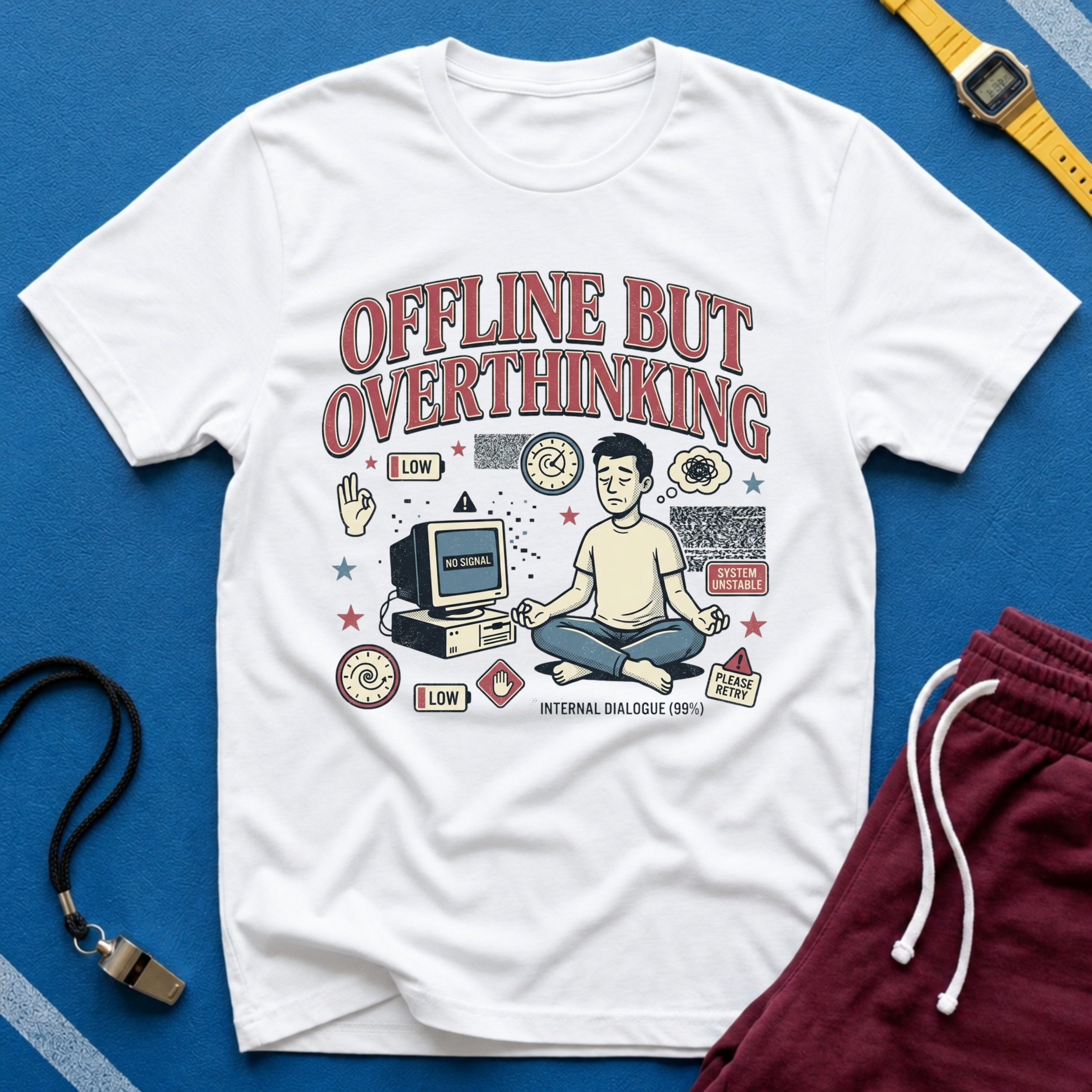 Offline But Overthinking T-Shirt