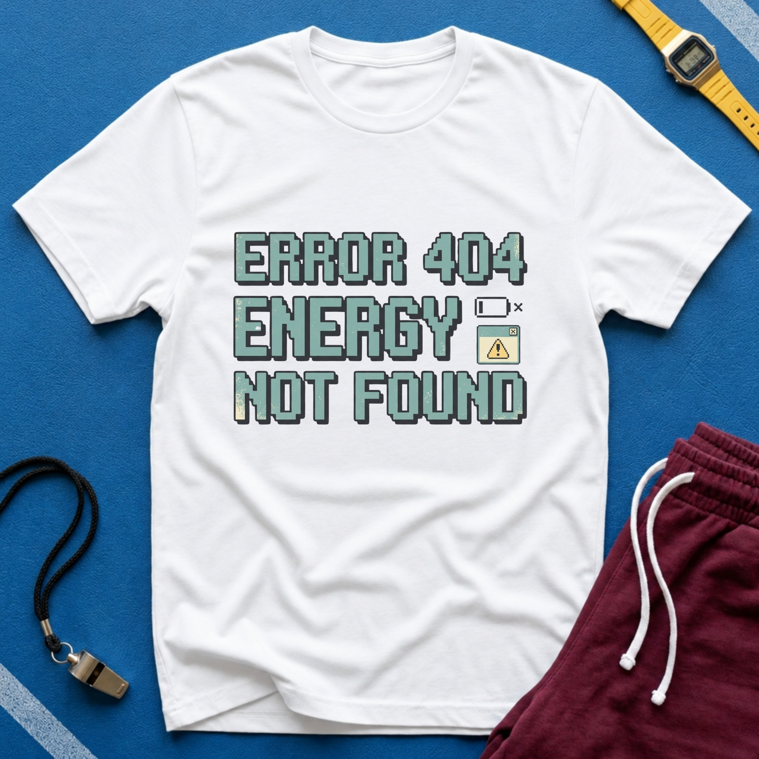 Error 404 Energy Not Found T-Shirt